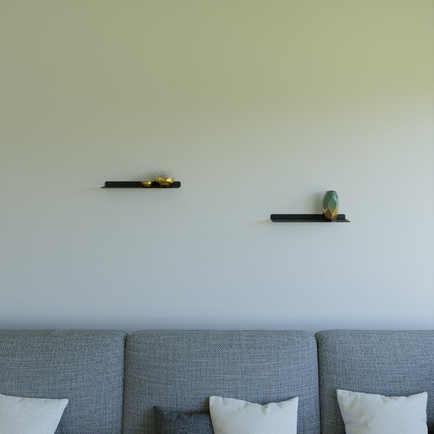 Minimalistisches Wandregal